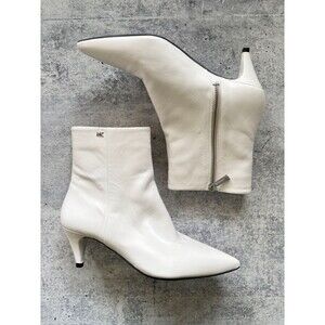 Michael Michael Kors Blaine Flex Leather Pointed-Toe Ankle Boots